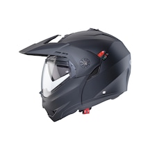 Motosiklet Kaskı Çene Açılır Enduro Tourmax Matt-siyah Kask Çok Renkli