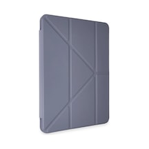Huawei Honor Pad V9 Kılıf Kalemlikli Mars Tablet Kılıfı - Lavender İtdark45592