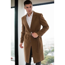 Plt9400 Dewberry Erkek Palto-camel Camel