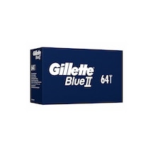 Gillette Blue Iı Tek Kullanımlık Tıraş Bıçağı 64 Adet Avantaj Paketi, 2 Bıçaklı Erkek Tıraş Bıçağı
