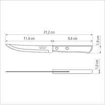 Churrasco 21198/915 Biftek-steak Bıçağı 6lı Blister
