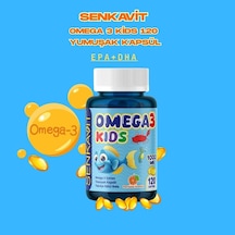 Senkavit Omega 3 For Kids Portakal Aromalı 120 Li Softjel