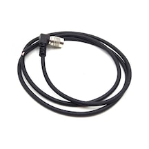 Sound Device 644 633/ Zoom F4 F8 İçin 1m Dik Açılı Hirose 4 Pin Erkek Güç Kablosu