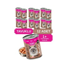 Hobi Maxicat Tavuklu Yetişkin Kedi Konservesi 400 Gr X 12 Adet