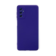 Galaxy M52 5g Kılıf Nano İçi Kadife Silikon - Mor
