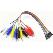 30 Cm 10 Pin Krokodil - Jumper Kablo Dişi