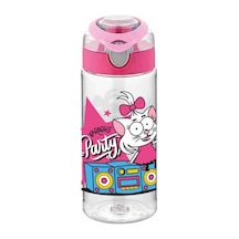 Kral Şakir Desenli Pembe Tritan Matara 500 Ml
