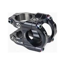 Lunje Alüminyum 31,8mm Mtb Freeride Gidon Boğazı Bisiklet Gidon Boğazı Siyah Gümüş Çift Renk Boğaz Turuncu