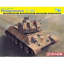 Dragon 6599 1/35 Ölçek, Flakpanzer T-34r Uçaksavar Plastik Model Kiti-49912