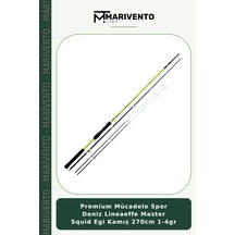 Premium Mücadele Spor Deniz Lineaeffe Master Squid Egi Kamış 270cm 1-4gr Standart