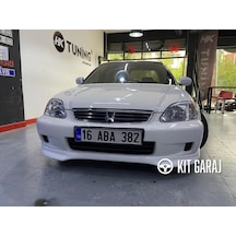 Kit Garaj Civic 99-01 Makyajlı Typer Ön Ek Plastik No:5 1999-2001 Boyasız