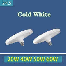 Canmeıjıa Süper Parlak Ufo Led Ampul E27 220v 20w 40w 50w 60w Enerji Tasarruflu Ufo Işık Tavan Işıkları Mutfak Oturma Odası İçin 50w 2pcs