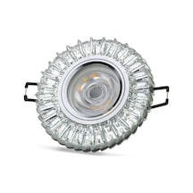 5 Adet Noas Yl65 1641 Hermes Cam Spot Kasası Gu10 Duy Beyaz