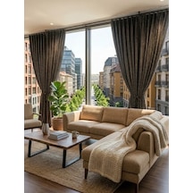 Nivemeshome Hazan 2501 1/3 Pileli Fon Perde Apm