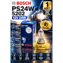 Bosch Ps24w 5202 12v 24w Araç Far Ampulü Pure Light Orijinal Tip Halojen Sarı Soket 1 Adet