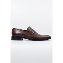 Nevzat Zöhre - 1047 Hakiki Deri Kahverengi Erkek Klasik Ayakkabı