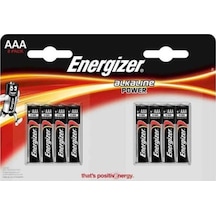 Energizer Alkaline Power AAA İnce Kalem Pil 8'li