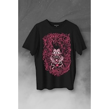 Girl Skull Kız Kadın Yaratık Vampir Baskılı Tişört Unisex T-shirt 001