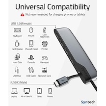 Usb C - Usb Hub 4 Bağlantı Noktası, Tip C - Usb 3.0 Hub, Usb C - Usb Adaptörü Usb 2.0 , Thunderbolt 3 - Usb Hub Thunderbolt 4 Macbook Pro, İpad Pro, İmac, Surface İle Uyumlu 01