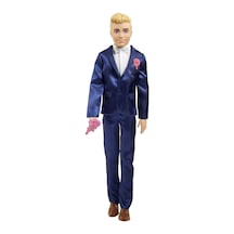 Barbie Ken Damat Bebek 30 Cm , Takım Elbisesi İle, 3-7 Yaş Arası