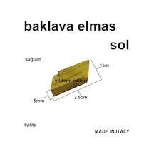 Tornacı Elması Baklava Sol Kesme Kalıpçı Elmas Süper