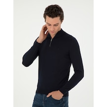 Cacharel Lacivert Regular Fit Basic Kazak