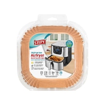 Stepy Airfry Pişirme Kağıdı Jumbo Kare 20 Cm 25'li
