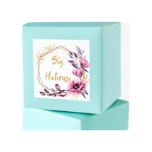 Söz Hatırası Etiketi Altıgen Kare Mat Sticker 4.5 Cm 40 Adet Çok Renkli