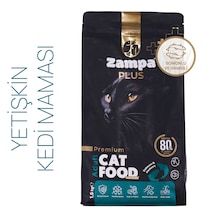 Zampa Plus Premium Somon Etli ve Hamsili Yetişkin Kediler İçin Kuru Mama 1500 G
