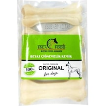 Esca Food Beyaz Pres Kemik Köpek Ödül Maması 4'lü 7.5 CM