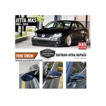 ŞüsCarOto Vw Jetta MK5 2005-2010 Batman Yarasa Ayna Kapağı Piano Black ABS (00)