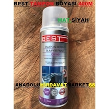 Best Tampon Boyası Sprey Plastik Tampon Boyası Mat Siyah 400 ML