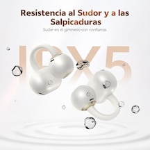 Qcy Crossky C50 Kulakiçi Klipsli Açık Kulak Kablosuz Bluetooth 6.0 Kulaklık, 4 Mikrofonlu Kulaklık, 35h Çalma Süresi Kulak Manşeti, Koşu/incelik İçin Rahat, Ipx5 Su Geçirmez, Ultra Hafif 50 x 22