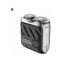 Şarj Edilebilir Pilli Kompakt Çift Başlıklı Kablosuz Tıraş Makinesi