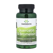 Swanson Vitamins, Quercetin & Bromelain, 100 Vegan Capsules