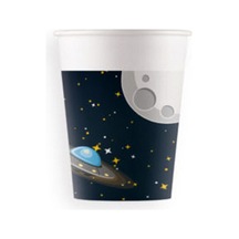 Rocket Space Karton Bardak 8Oz 8Li