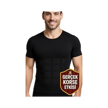 Elilom Erkek Korse Atlet Göğüs Jinekomasti Ve Göbek Bölgesi Destekli Siyah Elilom Erkek Korse Atlet Göğüs Jinekomasti Ve Göbek Bölgesi Destekli Siyah