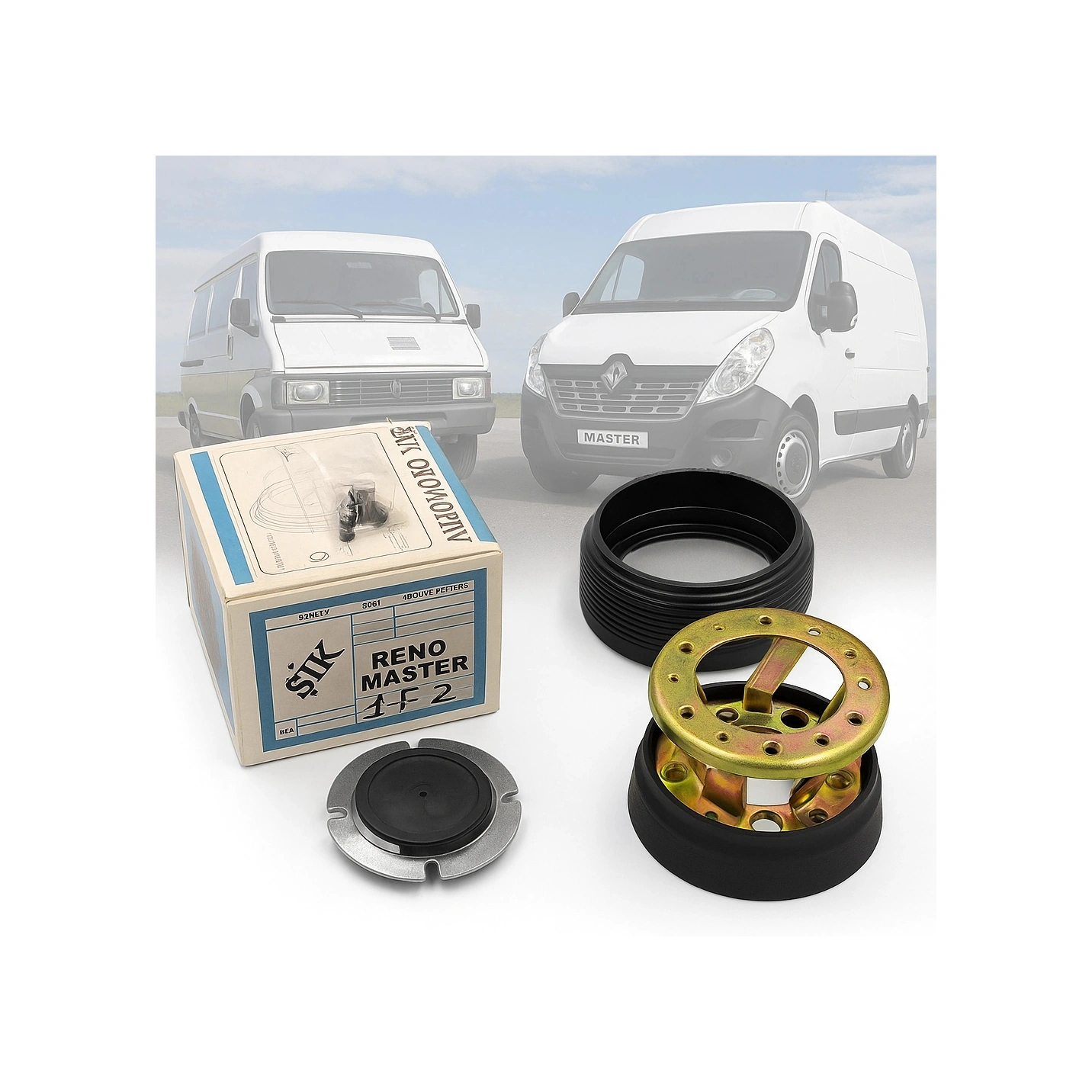 Renault Master 1 Ve 2 Uyumlu Spor Direksiyon Göbeği Momo Tip Karma