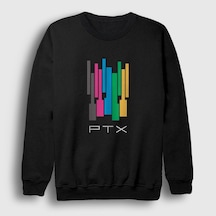 Presmono Unisex Colors Pentatonix Sweatshirt Siyah