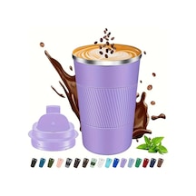 Willowhaven Light Purple 510ml Termos Kahve Termosu Sızdırmaz Taşınabilir Açık Mor