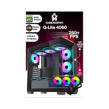 Game Master Qlite-4060 R5-5600 16 GB 512 GB M.2 SSD 8 GB RTX4060 Free Dos Masaüstü Oyuncu Bilgisayarı