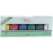 Artdeco Kids Parmak Boyası 6x50 Ml Temel Renkler Çok Renkli