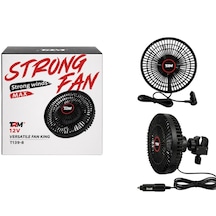 Vantilatör 12v Mandallı Tek Kademeli 6inch T139-8