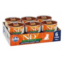N&d Pumpkin Balkabaklı Ve Kuzulu Küçük Irk Yavru Köpek Konservesi 140 Gr 6 Adet