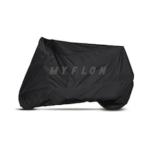 Miflonlu Motosiklet Brandası Su Geçirmez -ıc Yuzeyi Miflon Kapli - Beden- Siyah Small Topcase