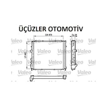 .Valeo Motor Radyatörü Kangoo Express 1.9 Klimasız 731910