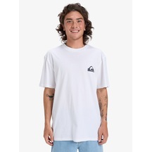 Quiksilver Quıksılver Ev Mını Logo Erkek Bright White - Solid T-shırt Eqyzt08181-wbb0 Beyaz