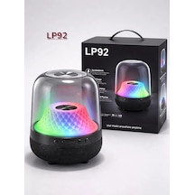 Rgb Işıklı Bluetooth Hoparlör Dekoratif Led Kablosuz Taşınabilir Hoparlör