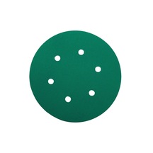 Yeşil Esnek Cırtlı Disk Zımpara 150 Mm 6 Delikli 280 Kum