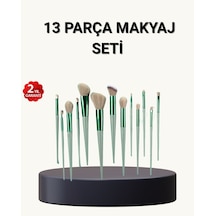 13 Lü Yumuşak Kıllı Makyaj Fırça Seti Profesyonel Kalite, Hassas Ciltlere Uygun Çok Renkli